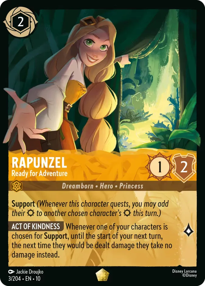 Rapunzel #3 Whispers in the Well Disney Lorcana card