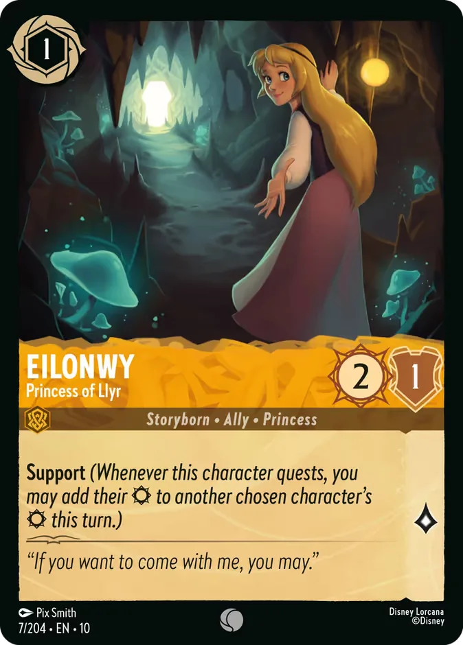 Eilonwy #7 Whispers in the Well Disney Lorcana card