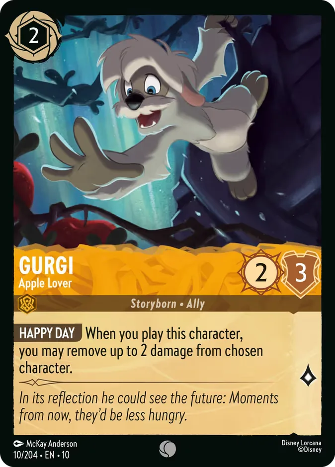 Gurgi #10 Whispers in the Well Disney Lorcana card