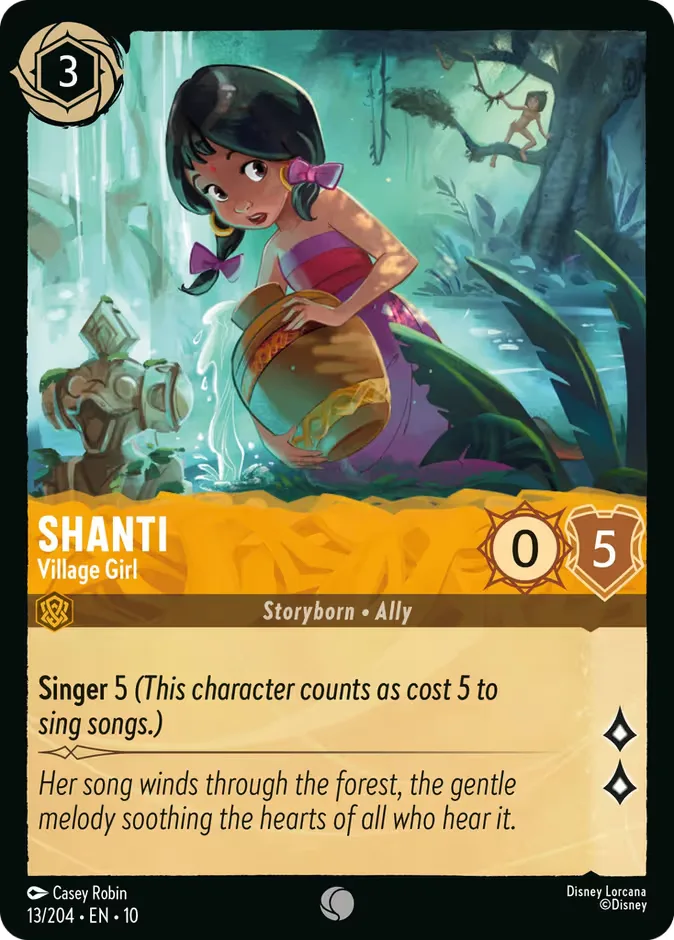 Shanti #13 Whispers in the Well Disney Lorcana card