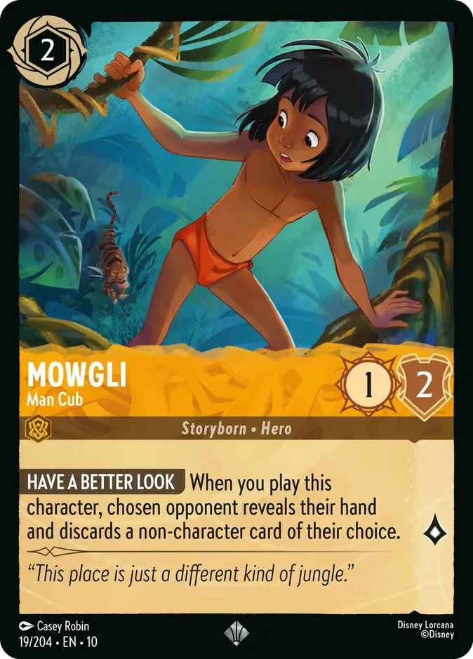 Mowgli #19 Whispers in the Well Disney Lorcana card