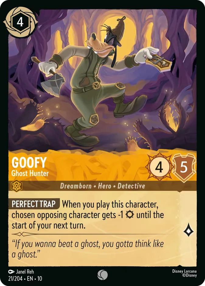 Goofy #21 Whispers in the Well Disney Lorcana card