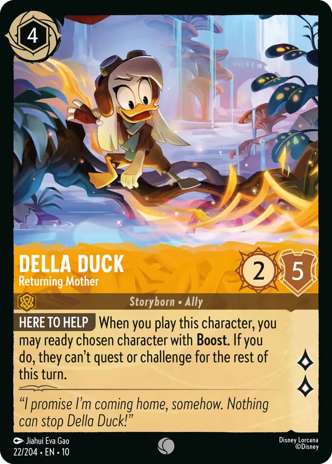 Della Duck #22 Whispers in the Well Disney Lorcana card
