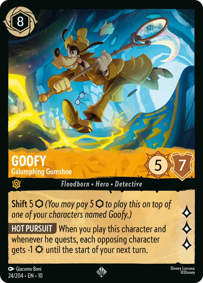 Goofy #24 Whispers in the Well Disney Lorcana card