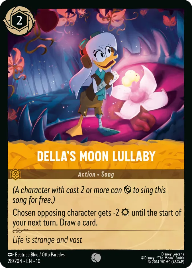 Della's Moon Lullaby #28 Whispers in the Well Disney Lorcana card