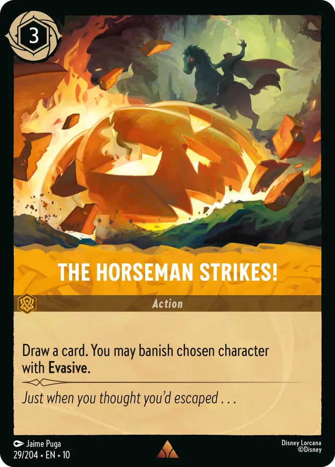 The Horseman Strikes! #29 Whispers in the Well Disney Lorcana card