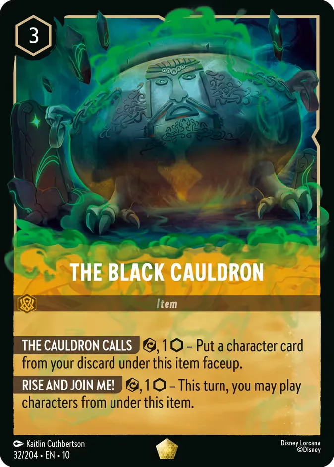 The Black Cauldron #32 Whispers in the Well Disney Lorcana card
