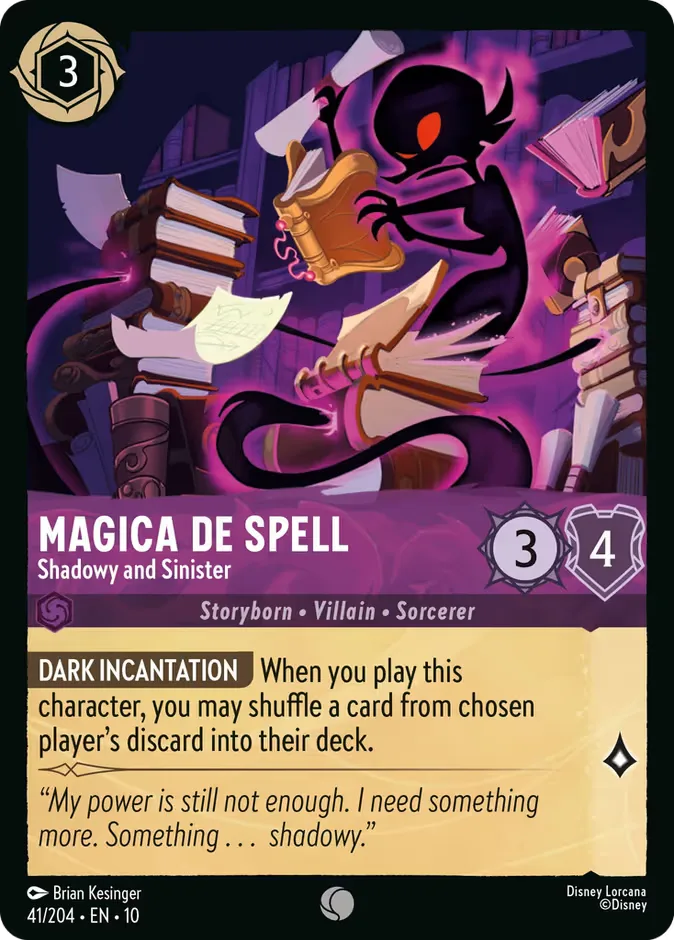Magica De Spell #41 Whispers in the Well Disney Lorcana card