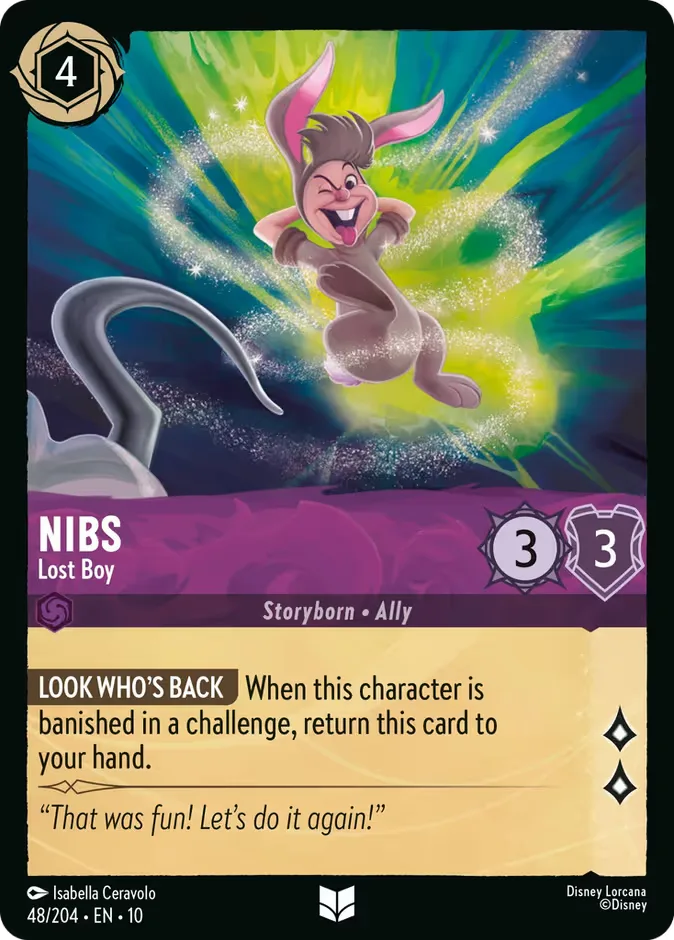 Nibs #48 Whispers in the Well Disney Lorcana card