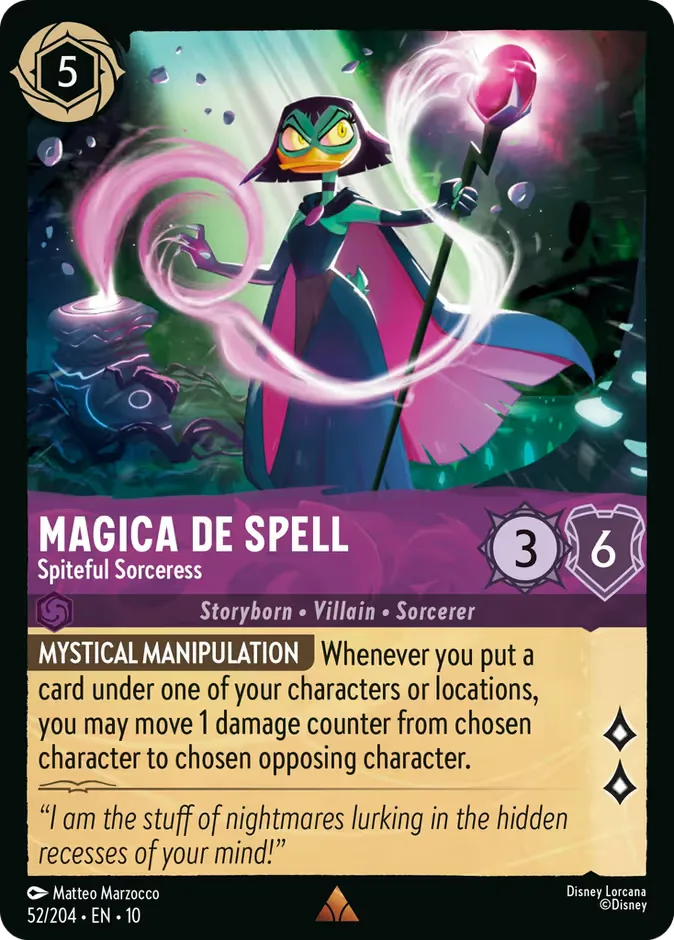 Magica De Spell #52 Whispers in the Well Disney Lorcana card