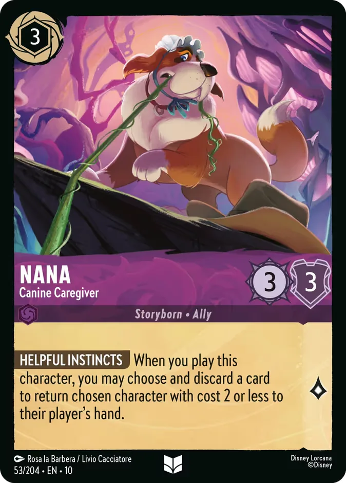 Nana #53 Whispers in the Well Disney Lorcana card