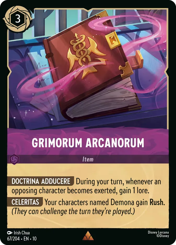 Grimorum Arcanorum #67 Whispers in the Well Disney Lorcana card