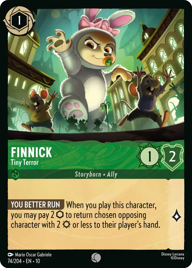 Finnick #74 Whispers in the Well Disney Lorcana card