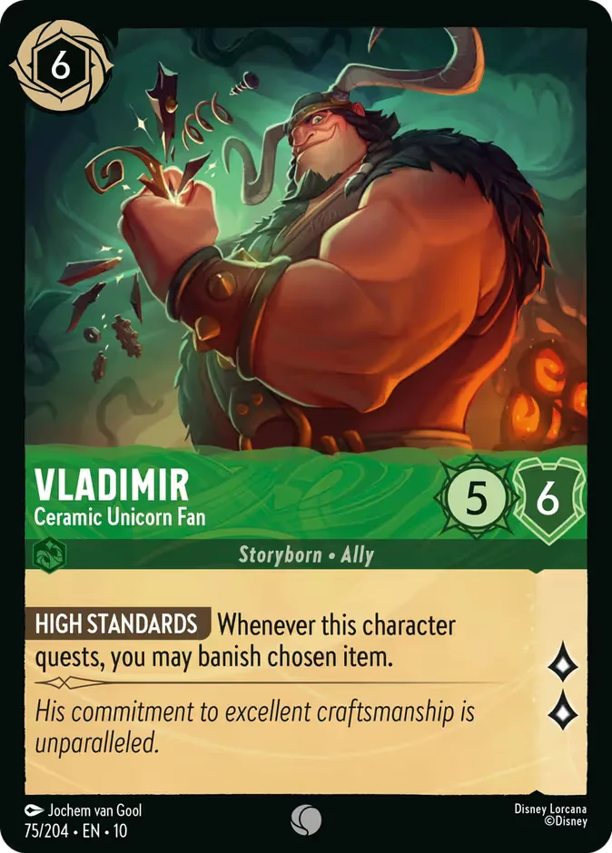 Vladimir #75 Whispers in the Well Disney Lorcana card
