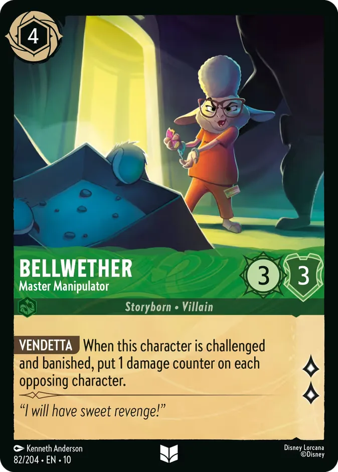 Bellwether #82 Whispers in the Well Disney Lorcana card