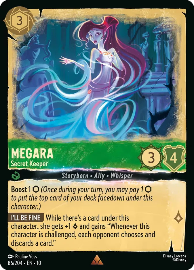 Megara #86 Whispers in the Well Disney Lorcana card