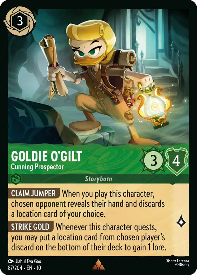 Goldie O'Gilt #87 Whispers in the Well Disney Lorcana card