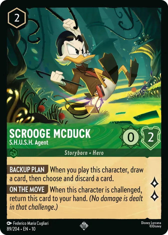 Scrooge McDuck #89 Whispers in the Well Disney Lorcana card