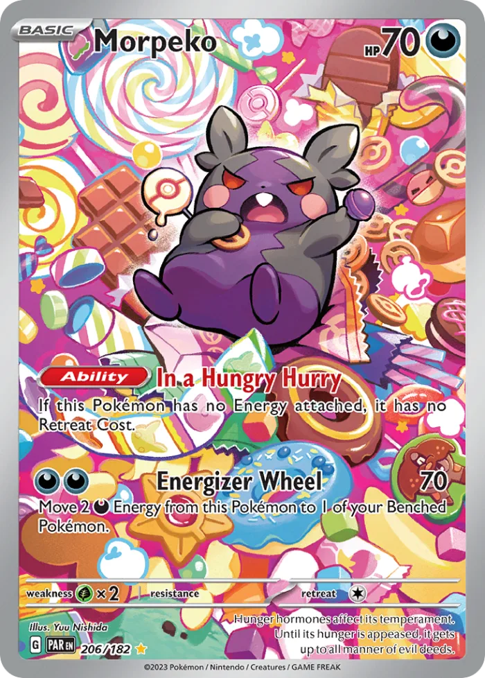 Morpeko #206 Paradox Rift Pokemon card