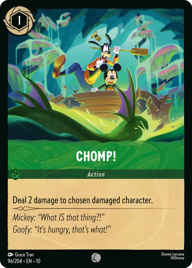 Chomp! #96 Whispers in the Well Disney Lorcana card