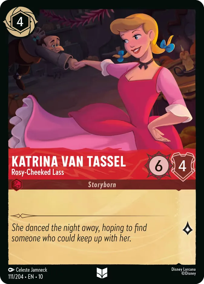 Katrina Van Tassel #111 Whispers in the Well Disney Lorcana card