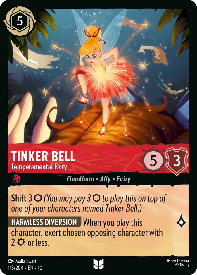 Tinker Bell #115 Whispers in the Well Disney Lorcana card