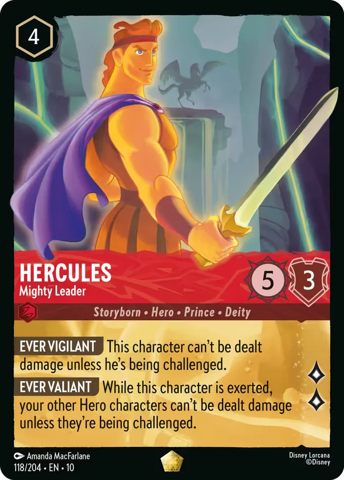 Hercules #118 Whispers in the Well Disney Lorcana card