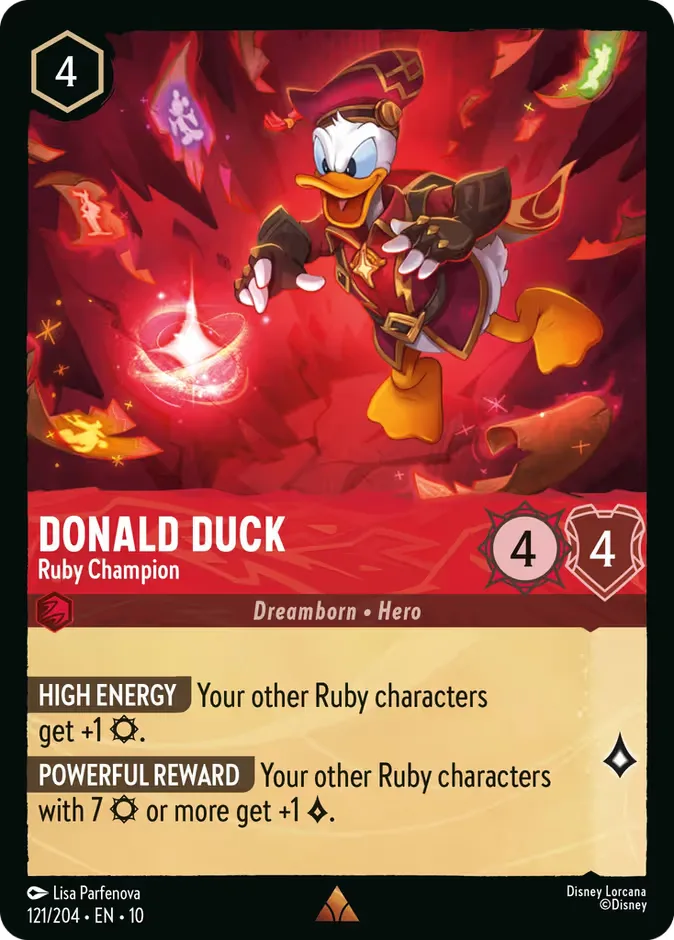 Donald Duck #121 Whispers in the Well Disney Lorcana card