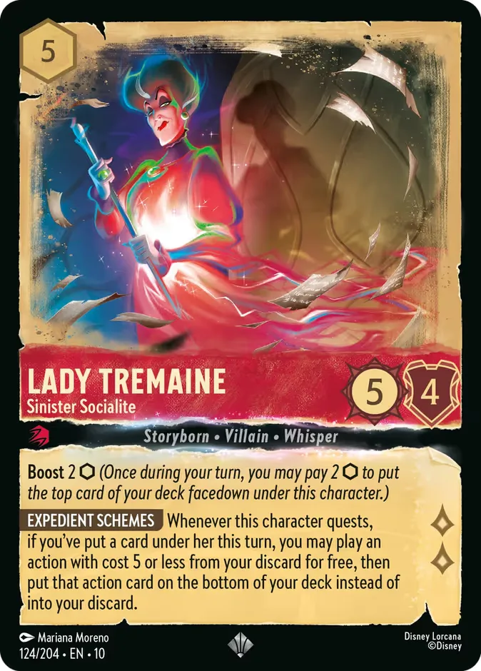 Lady Tremaine #124 Whispers in the Well Disney Lorcana card