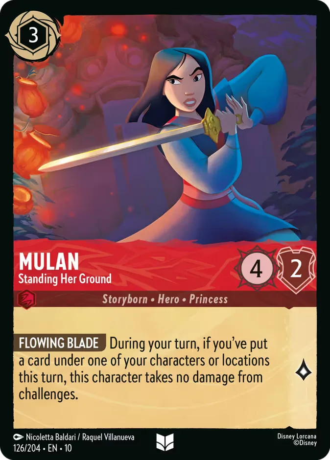 Mulan #126 Whispers in the Well Disney Lorcana card