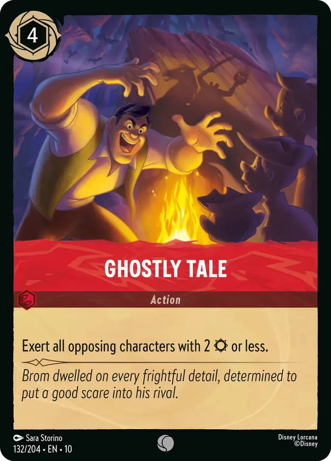 Ghostly Tale #132 Whispers in the Well Disney Lorcana card