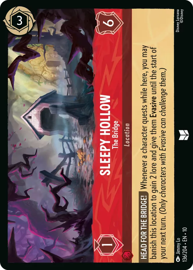 Sleepy Hollow #136 Whispers in the Well Disney Lorcana card