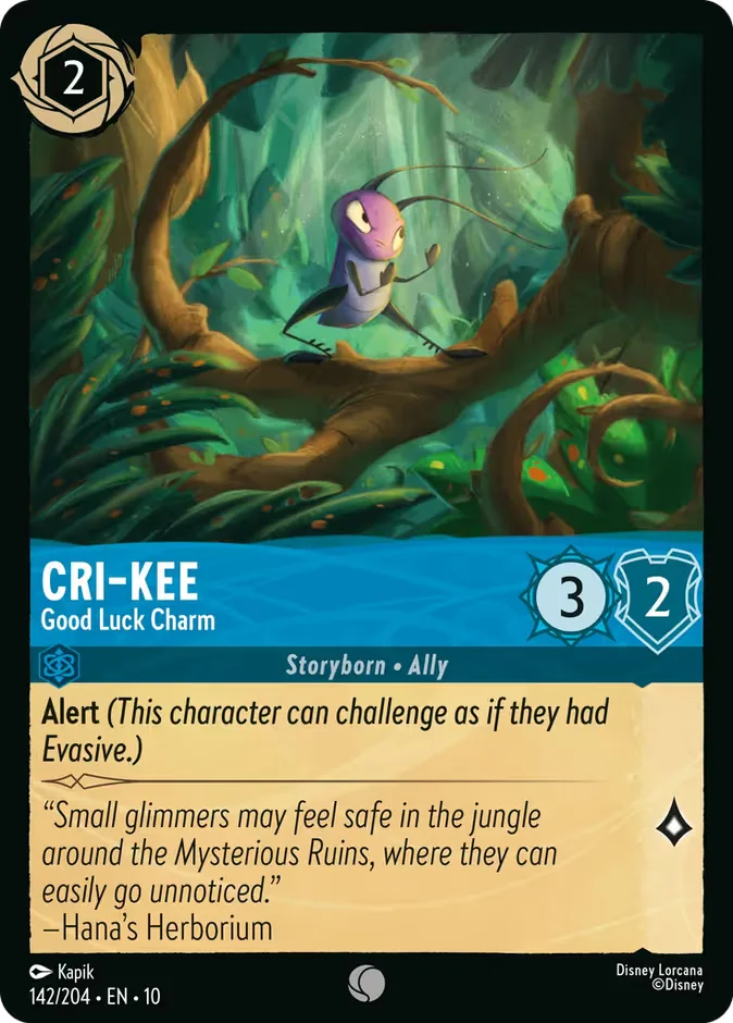 Cri-Kee #142 Whispers in the Well Disney Lorcana card