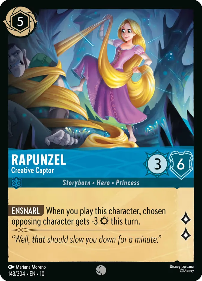 Rapunzel #143 Whispers in the Well Disney Lorcana card