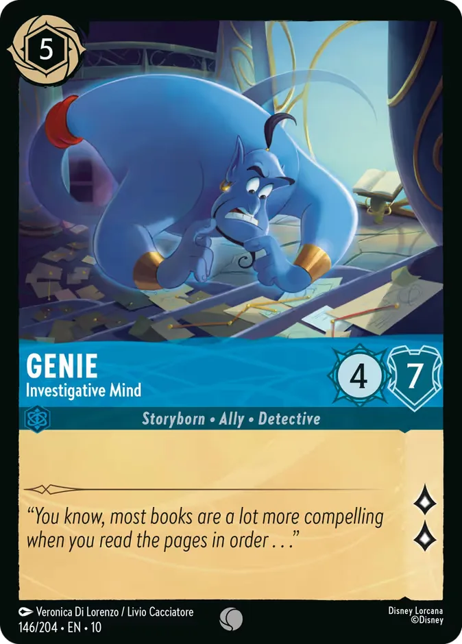 Genie #146 Whispers in the Well Disney Lorcana card