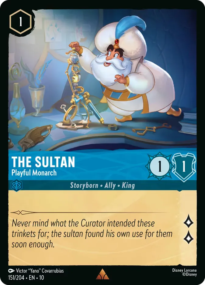 The Sultan #151 Whispers in the Well Disney Lorcana card