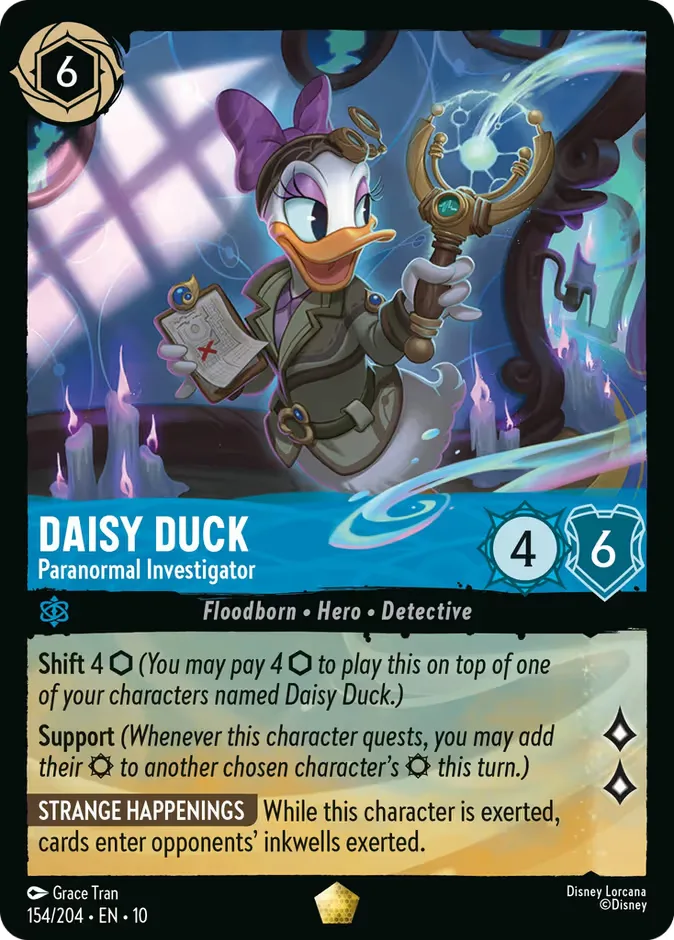 Daisy Duck #154 Whispers in the Well Disney Lorcana card