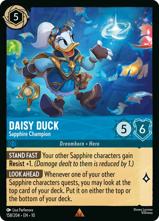 Daisy Duck #158 Whispers in the Well Disney Lorcana card