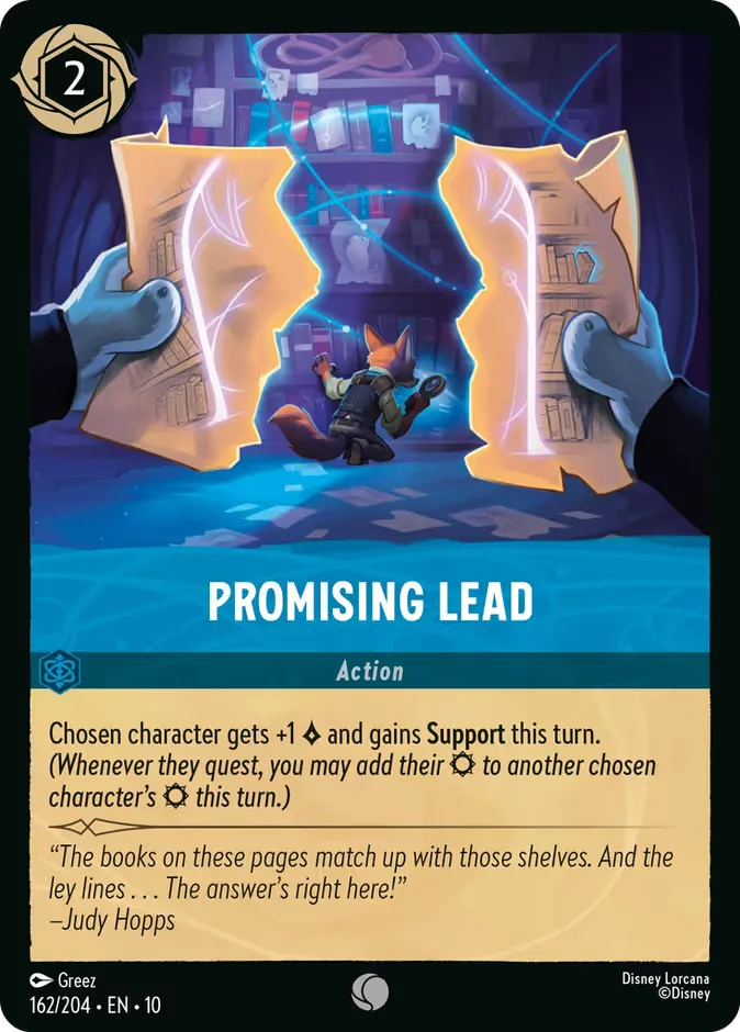 Promising Lead #162 Whispers in the Well Disney Lorcana card