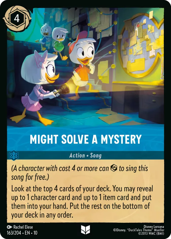 Might Solve a Mystery #163 Whispers in the Well Disney Lorcana card