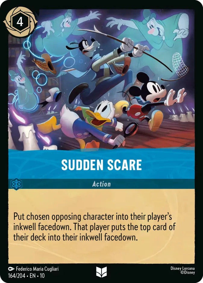 Sudden Scare #164 Whispers in the Well Disney Lorcana card