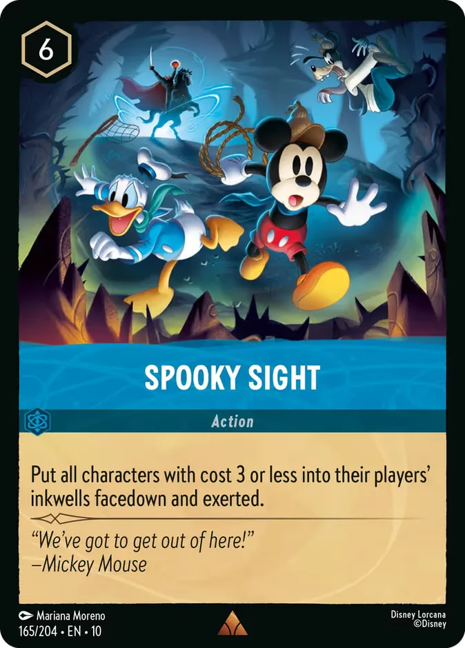 Spooky Sight #165 Whispers in the Well Disney Lorcana card