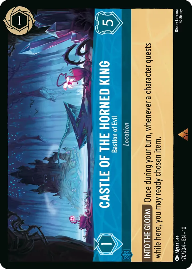 Castle of the Horned King #170 Whispers in the Well Disney Lorcana card