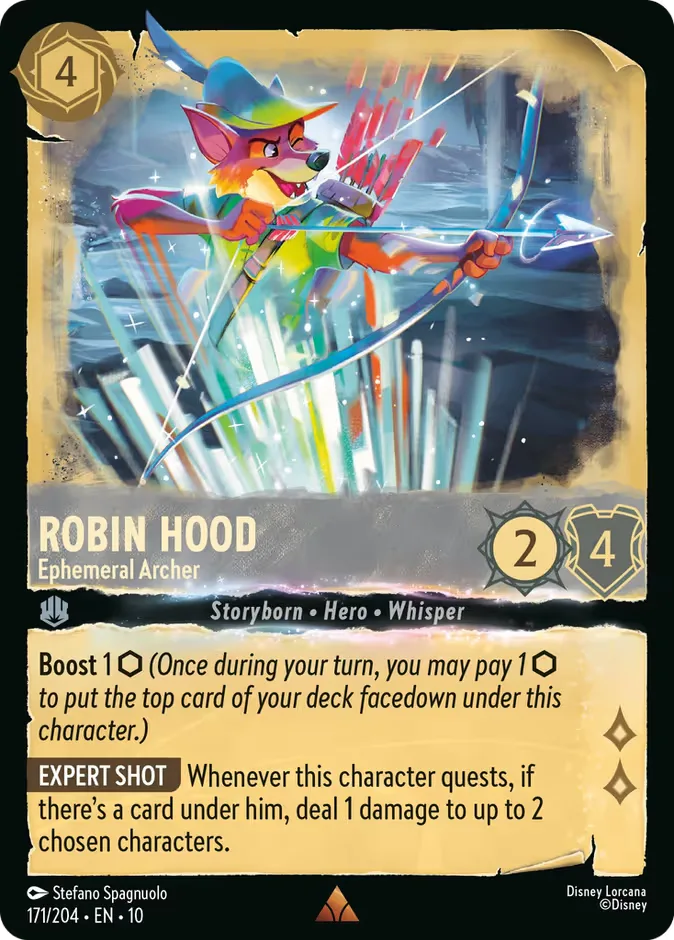 Robin Hood #171 Whispers in the Well Disney Lorcana card