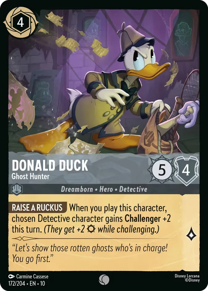 Donald Duck #172 Whispers in the Well Disney Lorcana card