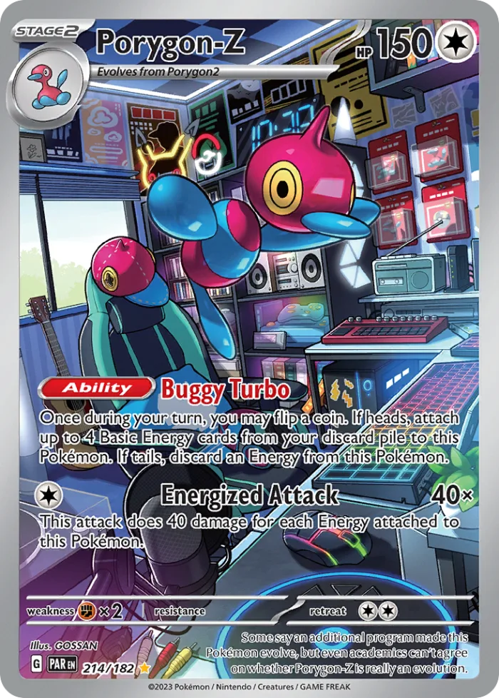 Porygon-Z #214 Paradox Rift Pokemon card