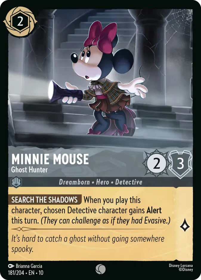 Minnie Mouse #181 Whispers in the Well Disney Lorcana card