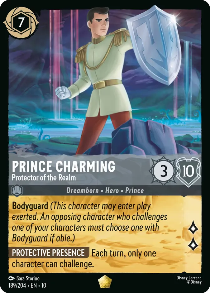 Prince Charming #189 Whispers in the Well Disney Lorcana card