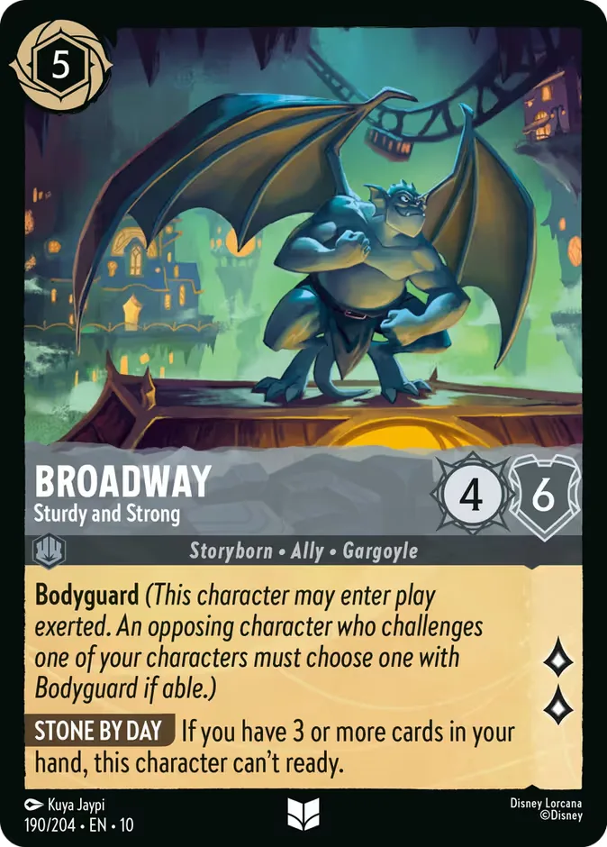 Broadway #190 Whispers in the Well Disney Lorcana card
