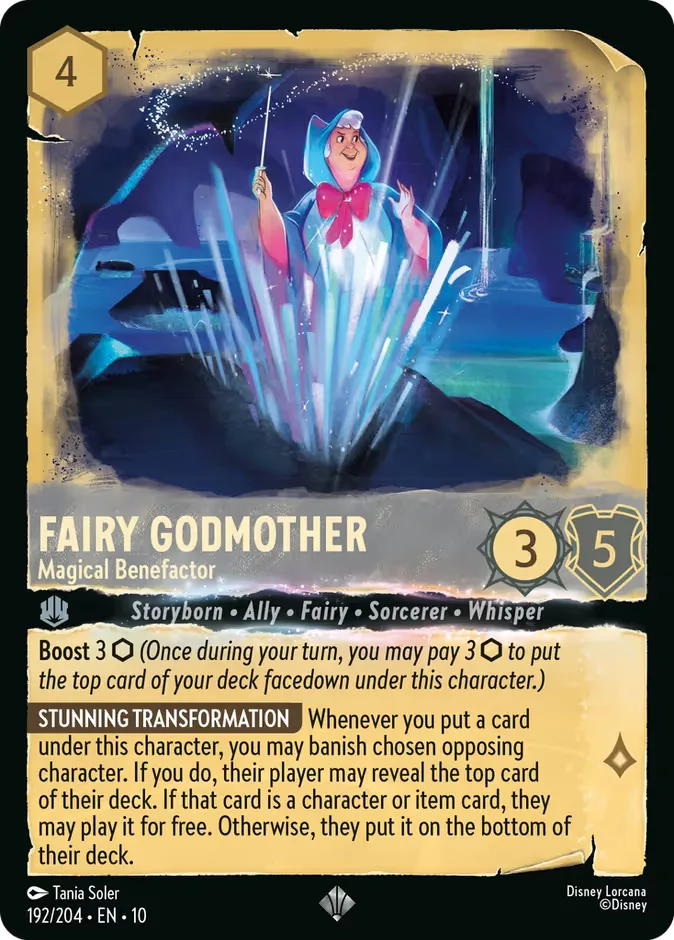Fairy Godmother #192 Whispers in the Well Disney Lorcana card